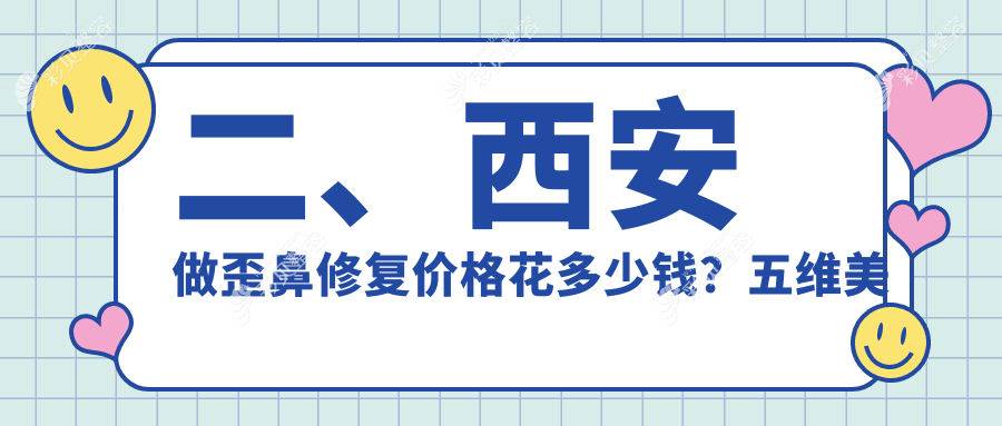 西安鼻整形全解析：歪鼻修复仅需8000元，鼻综合20000元，鼻尖精致塑形6000元起，美丽无需等待！