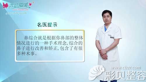 胡斌院长讲解假体隆鼻与鼻综合的区别
