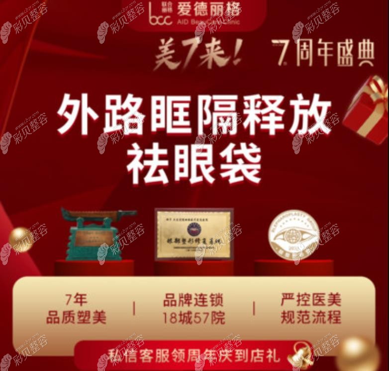 大连爱德丽格刘志刚祛眼袋就是好,做外切去眼袋价格也不贵