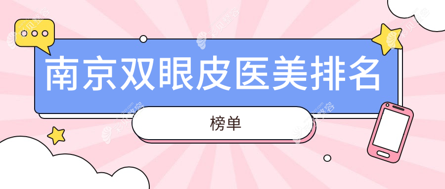 南京双眼皮医美排名榜单